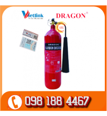 Bình chữa cháy CO2 Dragon 3KG MT3 - Bảo vệ tối ưu cho thiết bị điện và không gian kín