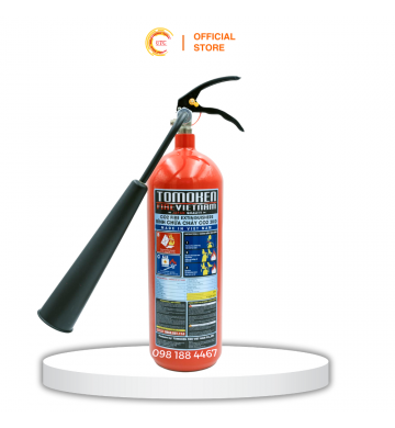 Bình chữa cháy xách tay khí CO2 3KG - Tomoken
