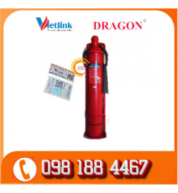 Bình chữa cháy xe đẩy CO2 24KG (Dragon Carbondioxide)